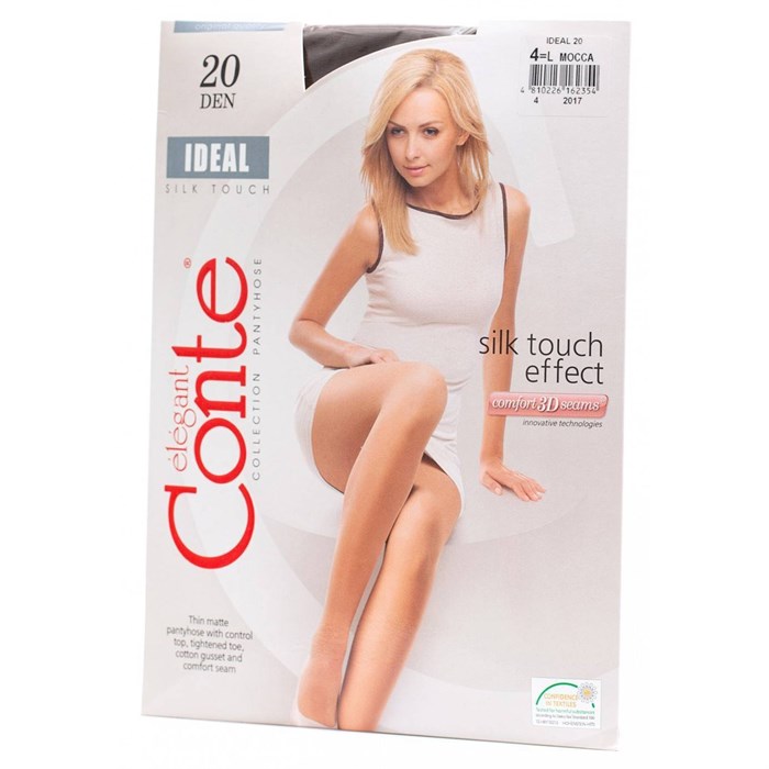 Колготки женские CONTE ELEGANT Ideal 20, матовые, с эффектом пудры - фото 344280