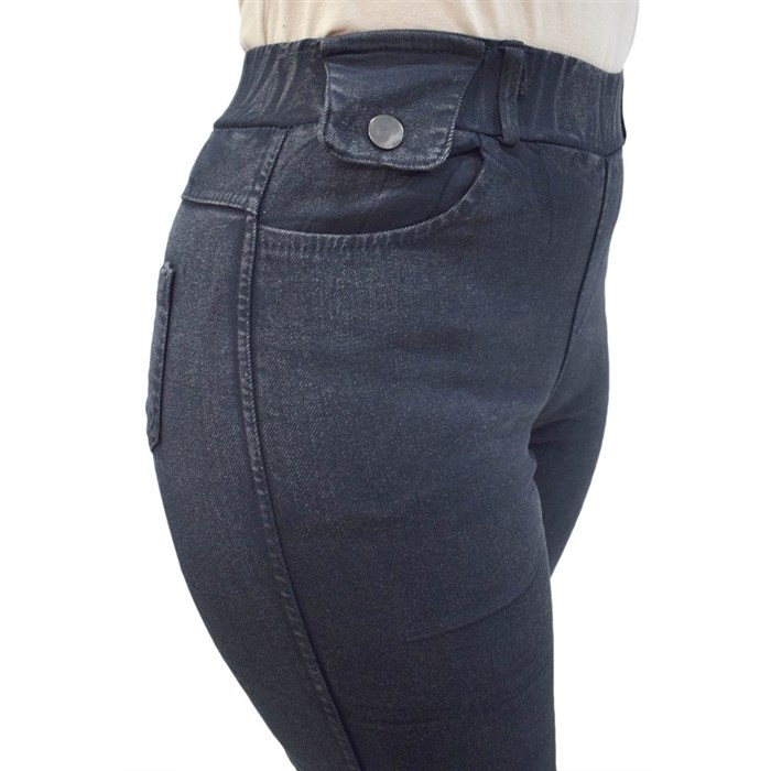 1111 Лосины женские ЛУНА, хлопок с бамбуком, джеггинсы, на флисе - фото 371722