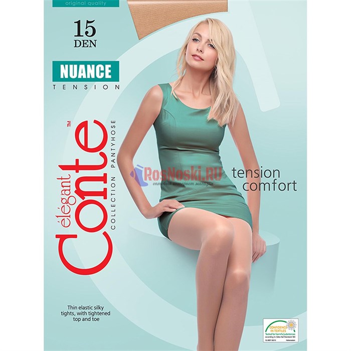 Колготки женские CONTE ELEGANT Nuance 15, матовые, с эффектом "легкий шелк" - фото 379394