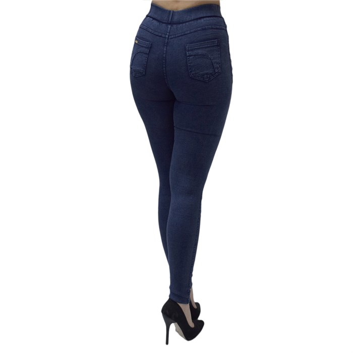 Л1101 Лосины женские ЛУНА, хлопок с бамбуком, джеггинсы с карманами - фото 752002