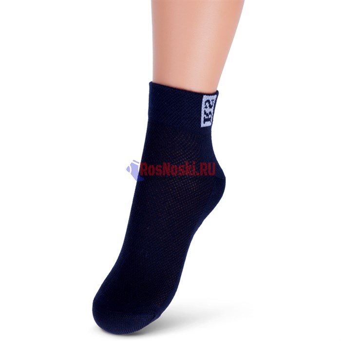 Д 36 Носки детские RUSOCKS, хлопок, короткие, спортивные, с сеткой сверху - фото 760028