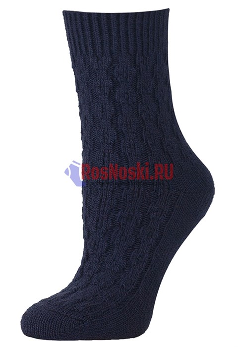 Ж 185 Носки женские RUSOCKS, теплые, шерстяные, рельефный рисунок - фото 760207