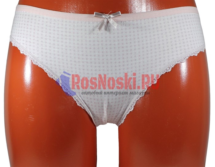 63587 Набор женских трусов NICOLETTA, слипы, с рисунком, кружево по ножке - фото 761095
