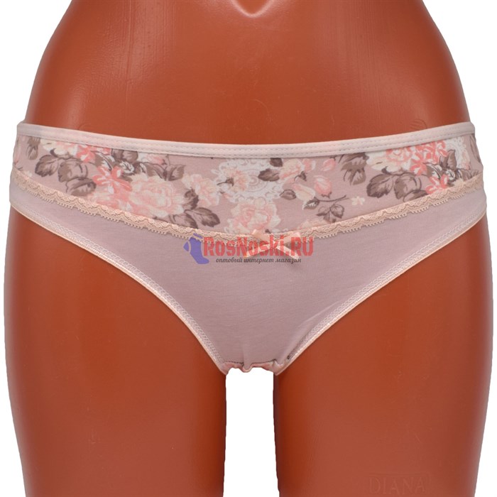 83557 Комплект женских трусов NICOLETTA, слипы, хлопок, с рисунком - фото 765137