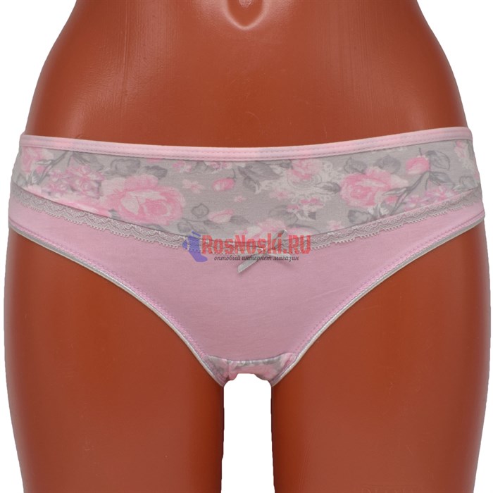 83557 Комплект женских трусов NICOLETTA, слипы, хлопок, с рисунком - фото 765138