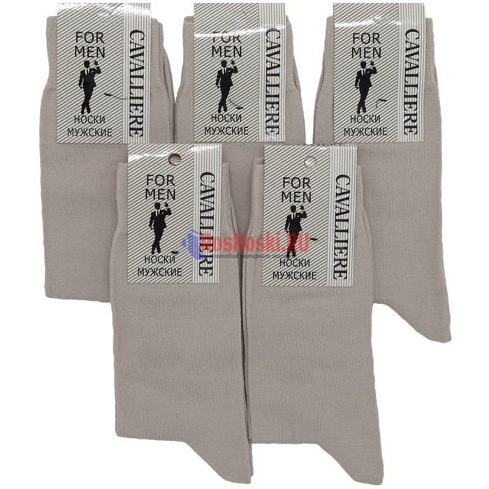 С 330/1 Носки мужские RUSOCKS "Cavalliere" (Кавалер), гладкие, с эластаном - фото 774697