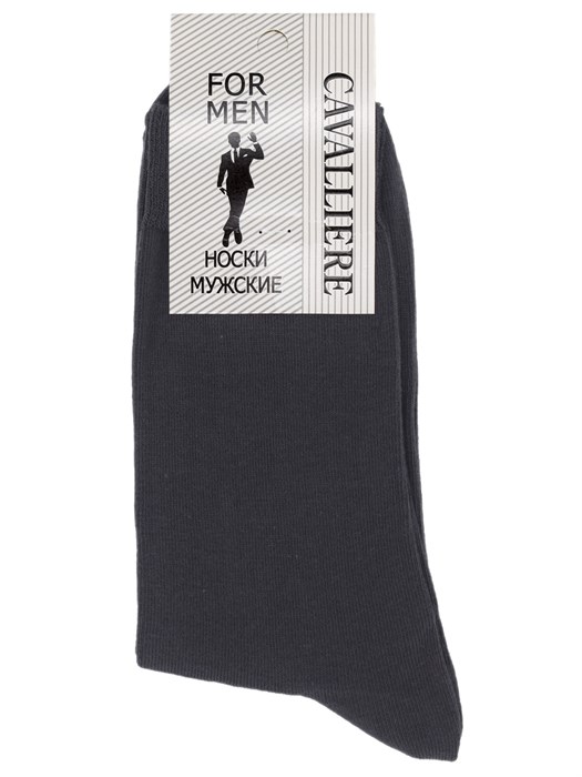 С 330/1 Носки мужские RUSOCKS "Cavalliere" (Кавалер), гладкие, с эластаном - фото 774703