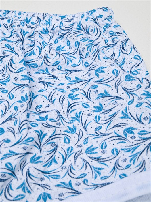 Трусы женские бабушкины, жатка, хлопок, с принтом - фото 778664