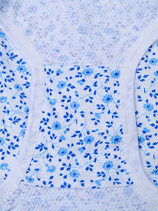 Трусы женские бабушкины, жатка, хлопок, с принтом - фото 778668