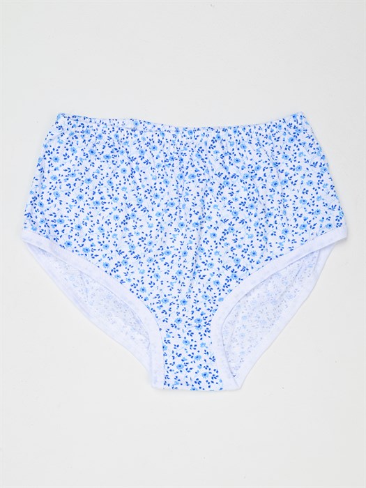 Трусы женские бабушкины, жатка, хлопок, с принтом - фото 778669