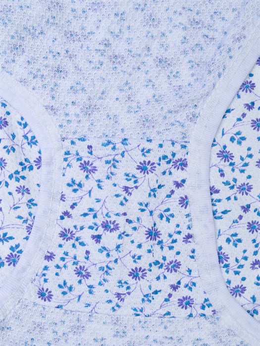 Трусы женские бабушкины, жатка, хлопок, с принтом - фото 778671