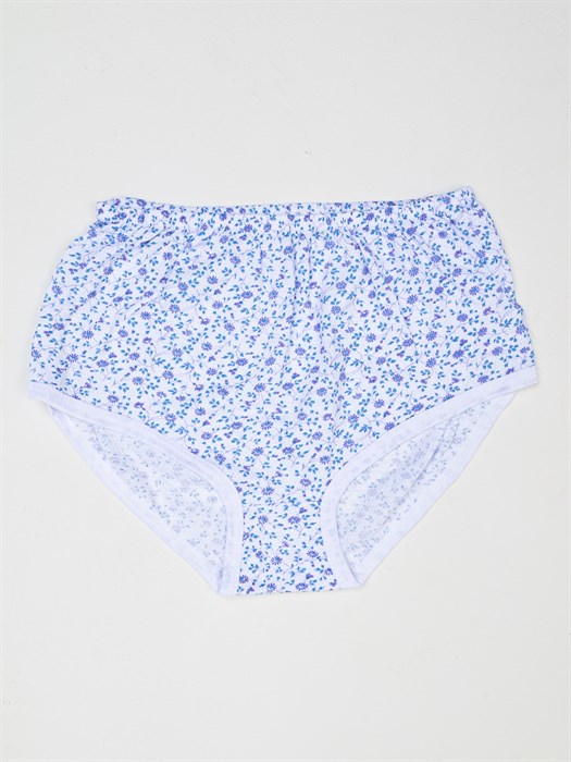 Трусы женские бабушкины, жатка, хлопок, с принтом - фото 778672