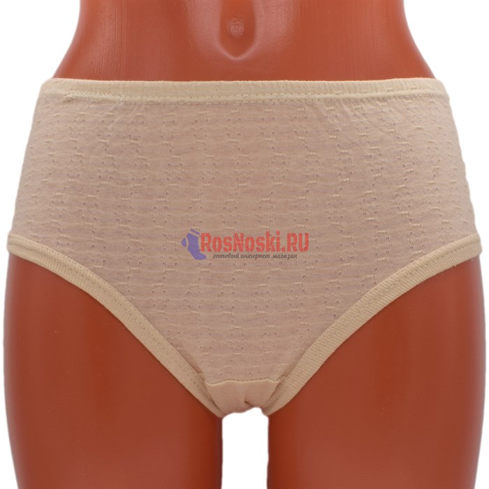 Трусы женские бабушкины, жатка, хлопок, с принтом - фото 778673