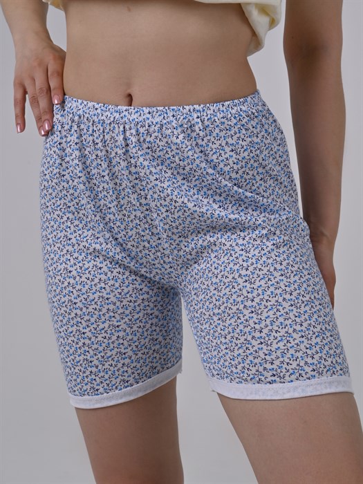 Панталоны женские АМТЕКС, хлопок (хб - 100%), длинные, в цветочек - фото 778686