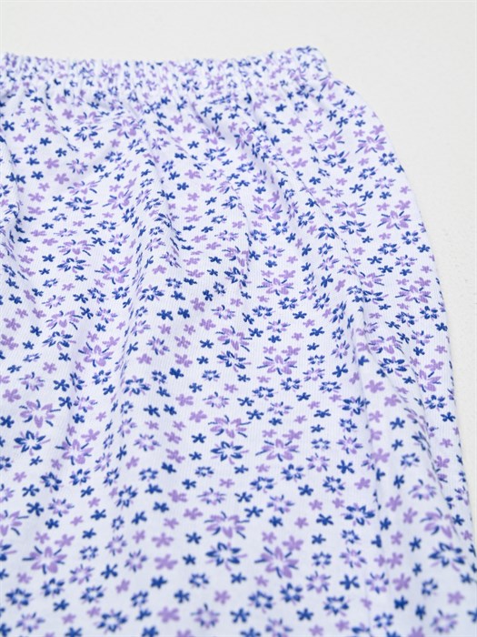 Панталоны женские АМТЕКС, хлопок (хб - 100%), длинные, в цветочек - фото 778693