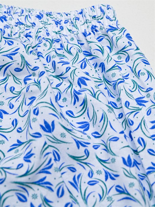 Панталоны женские АМТЕКС, хлопок (хб - 100%), длинные, в цветочек, великан - фото 778712