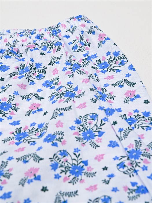 Панталоны женские АМТЕКС, хлопок (хб - 100%), длинные, в цветочек, великан - фото 778714