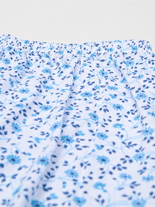 Панталоны женские АМТЕКС, хлопок (хб - 100%), длинные, в цветочек, великан - фото 778716