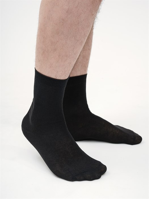 Д-5н Носки мужские КАРАВАН, "Хлопок 100%", однотонные, гладкие - фото 778829