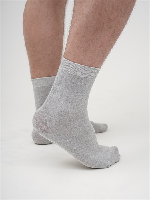 Д-5н Носки мужские КАРАВАН, "Хлопок 100%", однотонные, гладкие - фото 778837