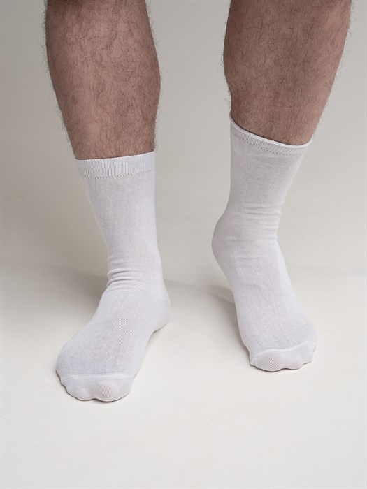 Д-5н Носки мужские КАРАВАН, "Хлопок 100%", однотонные, гладкие - фото 778847