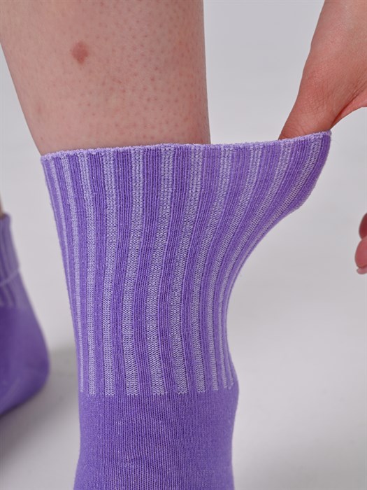 6024-5 Носки женские БАЙВЭЙ, медицинские, хлопок, ослабленная резинка - фото 778898