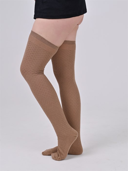 С-17 Чулки женские Бабушкины, на резинке - фото 778965