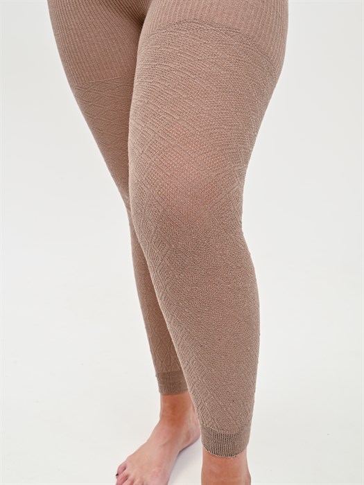 С-23 Рейтузы женские ДЕЛИКА, хлопок, ажурные, на резинке - фото 780161