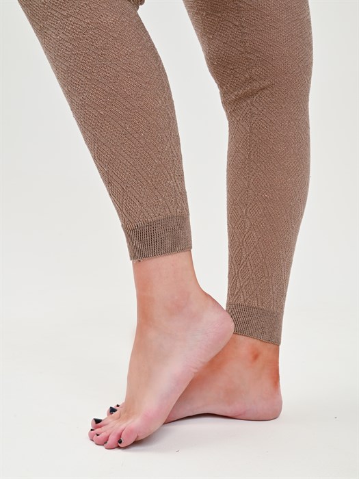 С-23 Рейтузы женские ДЕЛИКА, хлопок, ажурные, на резинке - фото 780163