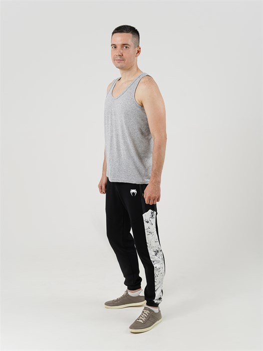 Майка мужская АМТЕКС, хлопок (хб - 100%), однотонная, тонкие лямки - фото 785723