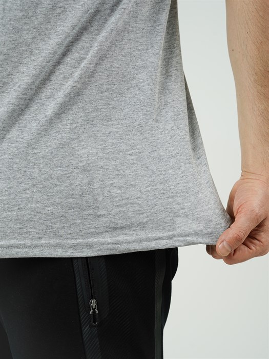 Майка мужская АМТЕКС, хлопок (хб - 100%), однотонная, тонкие лямки - фото 785727