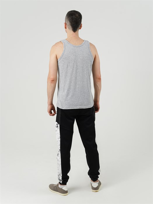 Майка мужская АМТЕКС, хлопок (хб - 100%), однотонная, тонкие лямки - фото 785730