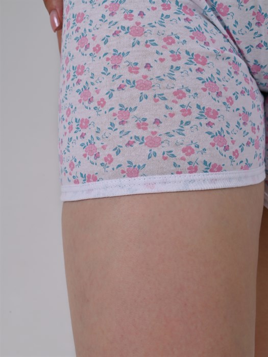 Панталоны женские АМТЕКС, хлопок (хб - 100%), короткие, в цветочек - фото 785770