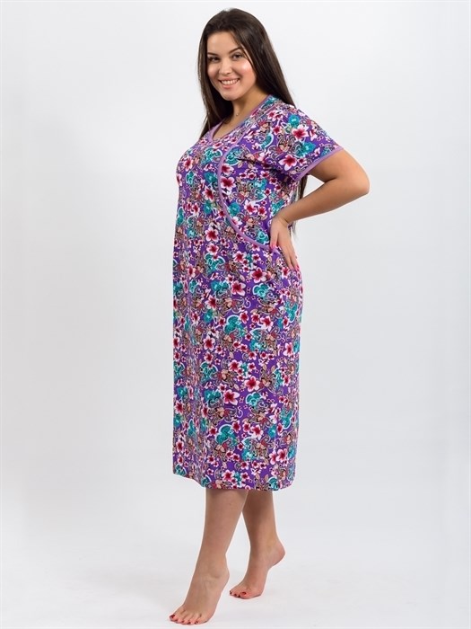 Платье женское MALINA, "Эконом", хлопок, с принтом - фото 786528
