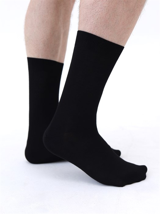 М 370/2 Носки мужские RUSOCKS, модал, высокие, гладкие, однотонные - фото 786565