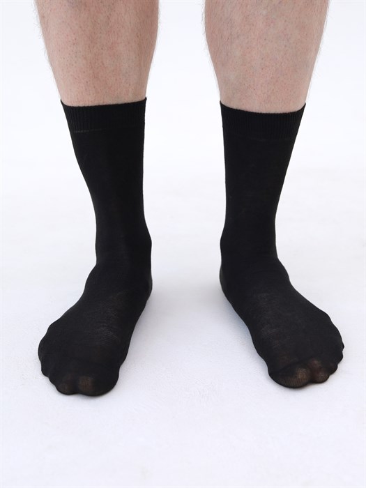 520 Носки мужские БАЙВЭЙ, хлопок, с массажным эффектом - фото 786654