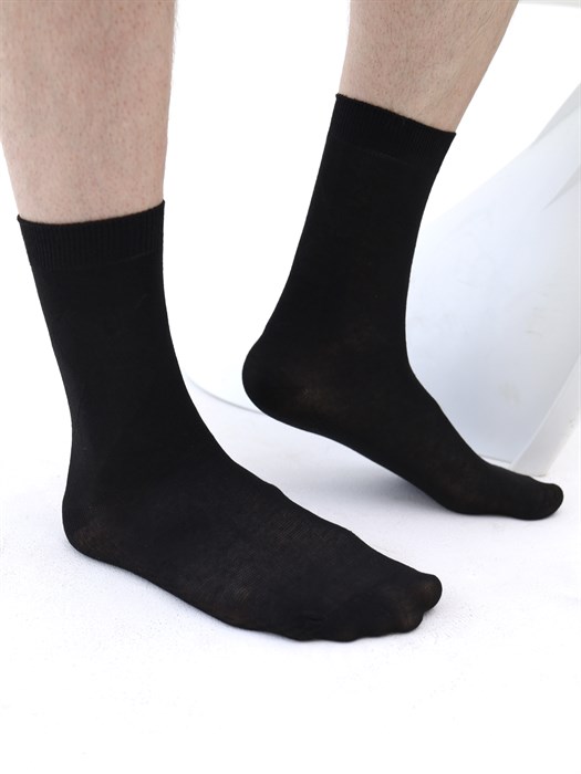 520 Носки мужские БАЙВЭЙ, хлопок, с массажным эффектом - фото 786661