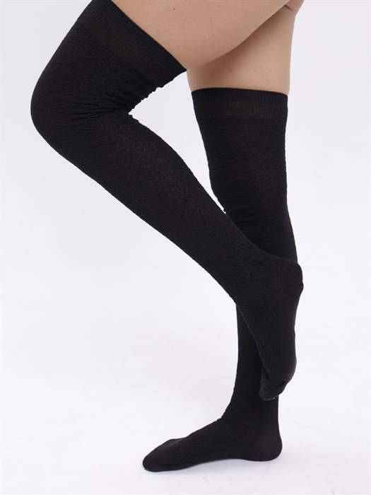 С-17 Чулки женские Бабушкины, на резинке - фото 786682