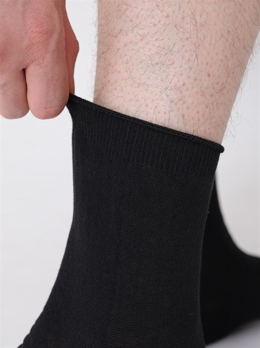 001К Носки мужские КАРАВАН, хлопок, гладкие, однотонные - фото 786698