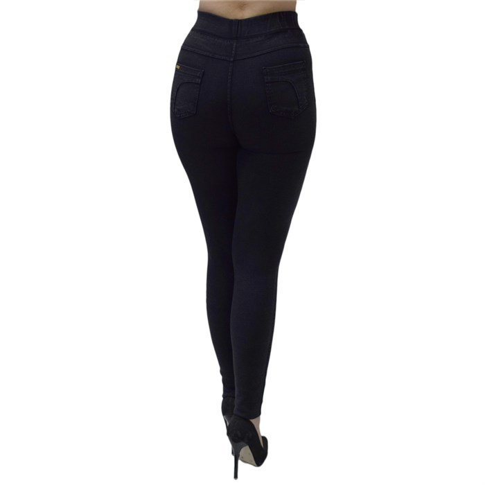 Л1101 Лосины женские ЛУНА, хлопок с бамбуком, джеггинсы с карманами - фото 786906