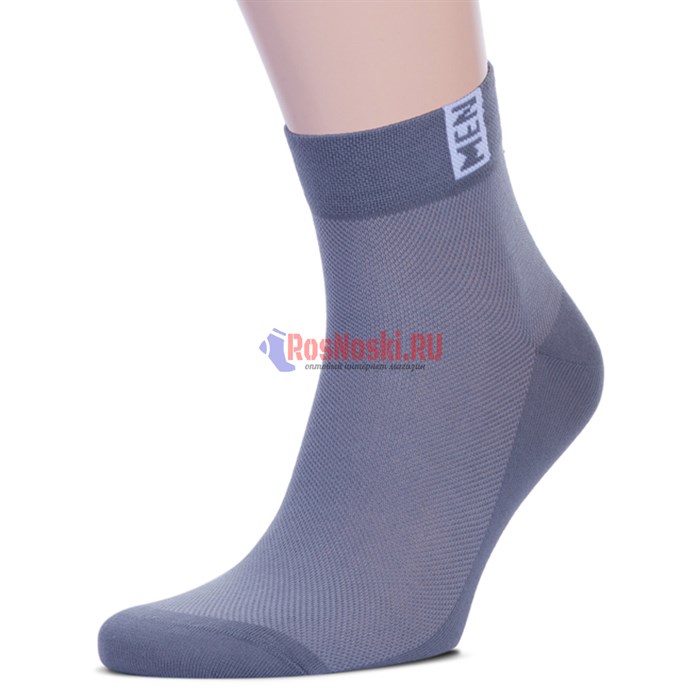М 2211 Носки мужские RUSOCKS, короткие, для спорта, сетка сверху - фото 787148
