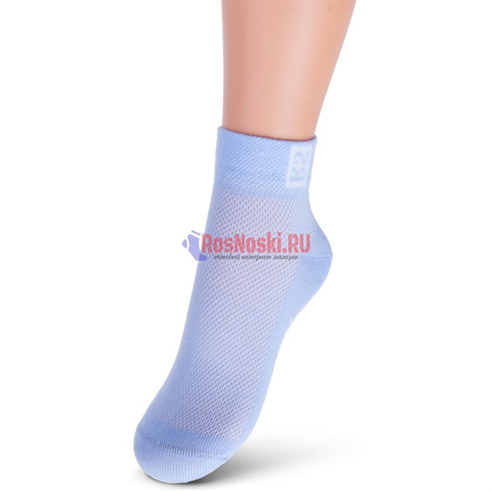 Д 36 Носки детские RUSOCKS, хлопок, короткие, спортивные, с сеткой сверху - фото 787166