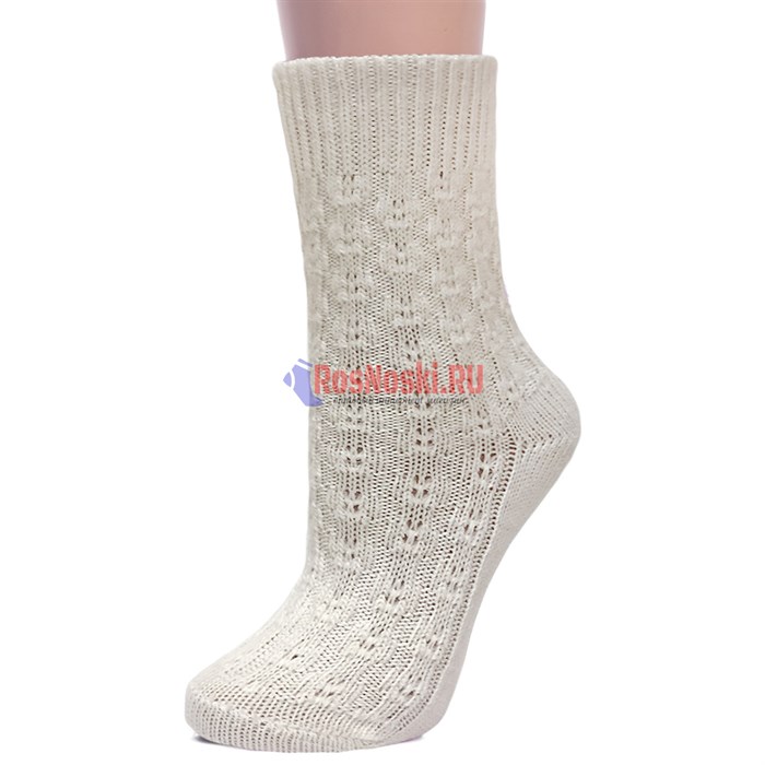 Ж 185 Носки женские RUSOCKS, теплые, шерстяные, рельефный рисунок - фото 787196