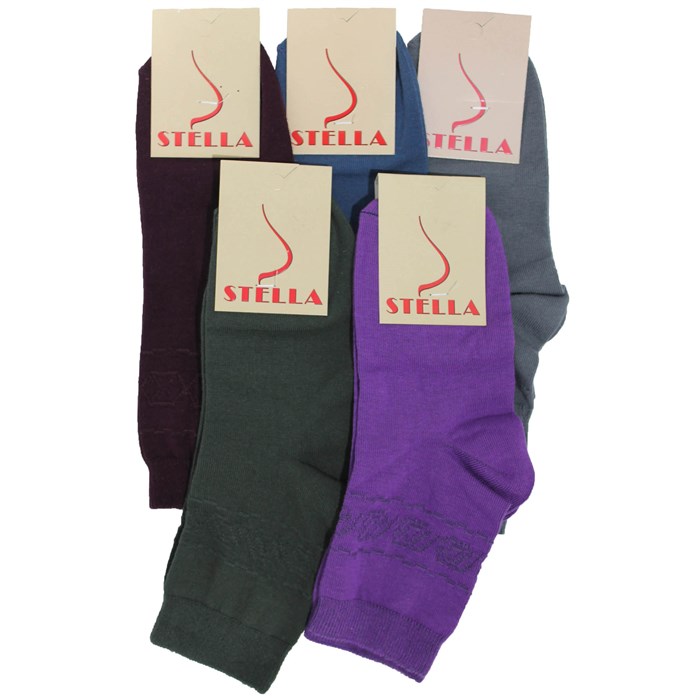 С 400 Носки женские RUSOCKS, "Stella" (Стелла), хлопок, гладкие - фото 787217