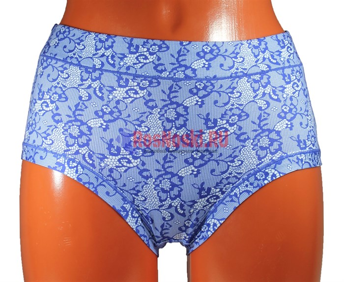 Трусы женские, слипы, бамбук, с рисунком, большие размеры - фото 787246
