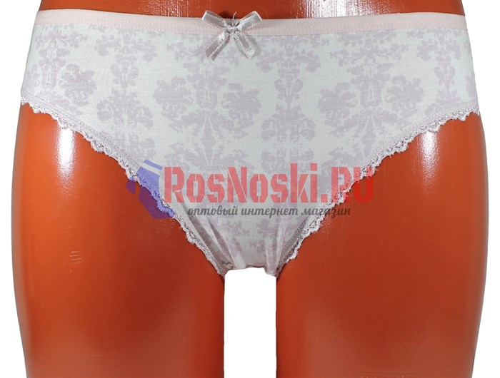 63587 Набор женских трусов NICOLETTA, слипы, с рисунком, кружево по ножке - фото 787257
