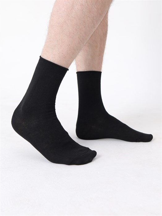 001К Носки мужские КАРАВАН, хлопок, гладкие, однотонные - фото 787310