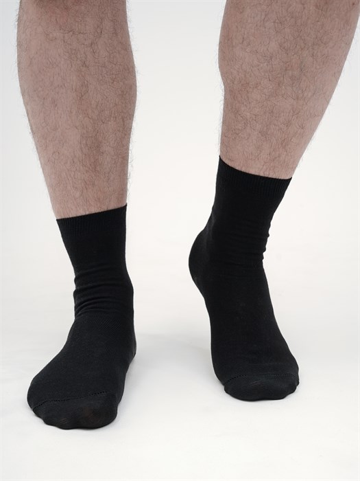 Д-5н Носки мужские КАРАВАН, "Хлопок 100%", однотонные, гладкие - фото 787315