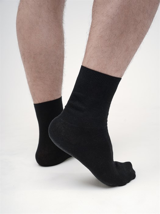 Д-5н Носки мужские КАРАВАН, "Хлопок 100%", однотонные, гладкие - фото 787316