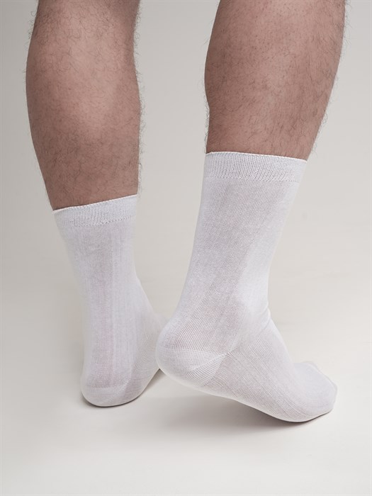 Д-5н Носки мужские КАРАВАН, "Хлопок 100%", однотонные, гладкие - фото 787335